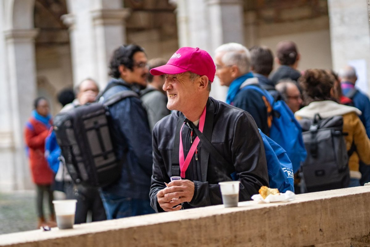 Jubilé des Pauvres à Rome avec Fratello. © Marine Clerc.