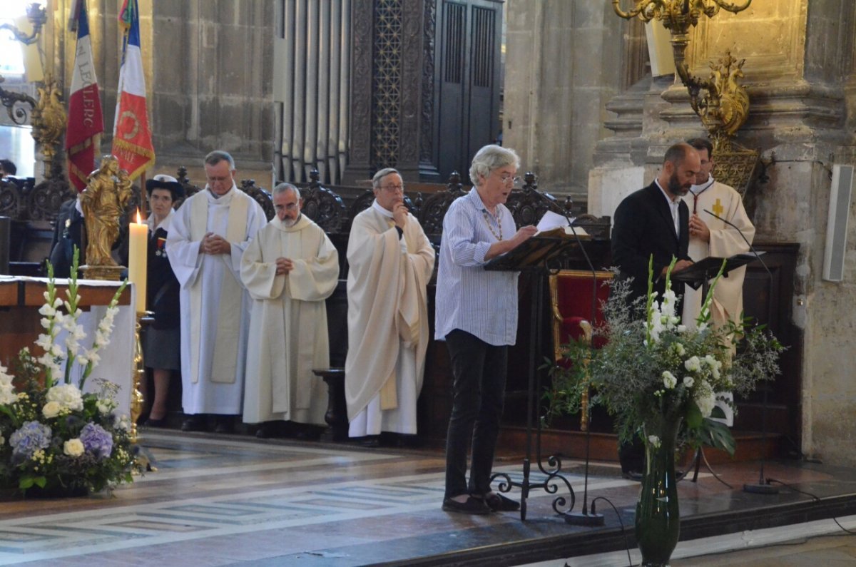 Messe pour l'anniversaire de la Libération de Paris 2019. © Michel Pourny / Diocèse de Paris.