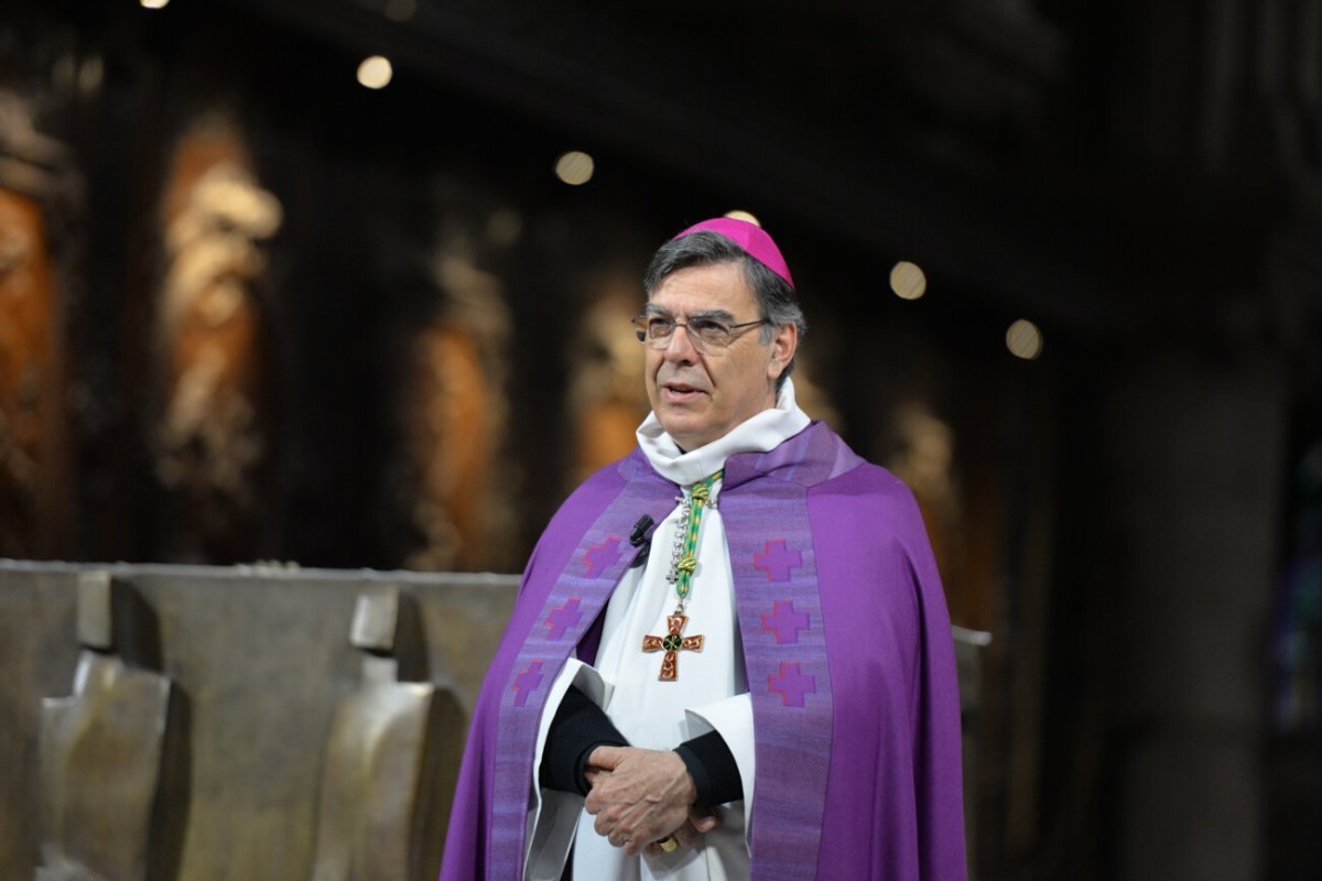 Mgr Michel Aupetit, archevêque de Paris. © Marie-Christine Bertin / Diocèse de Paris.