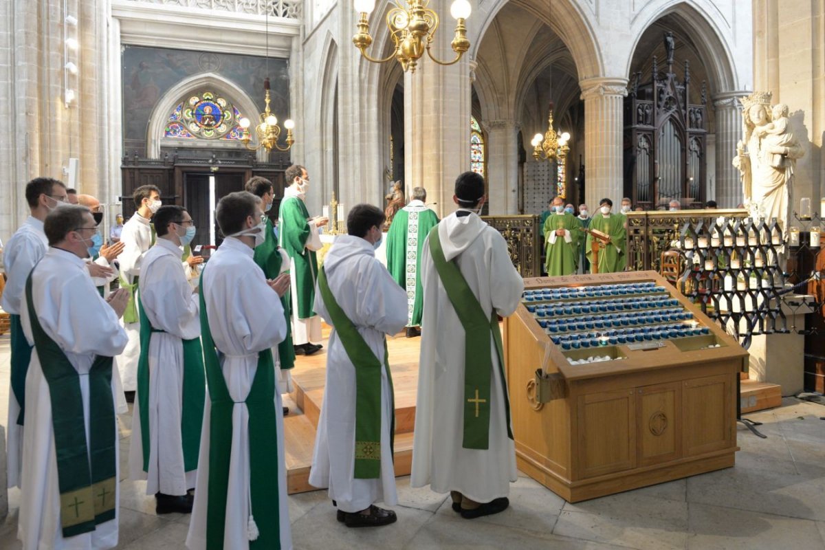 Messe pour les vocations 2021. © Marie-Christine Bertin / Diocèse de Paris.