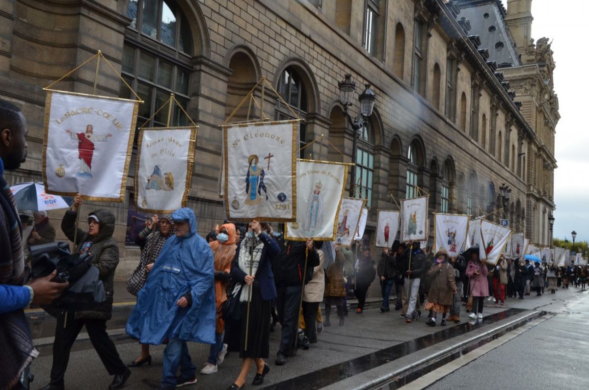 Procession de la Toussaint 2021. © Michel Pourny.