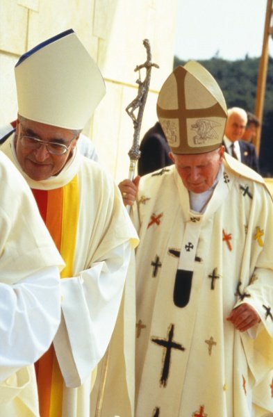 Jean-Paul II aux JMJ de 1997 à Paris. © Denis Metzinger.