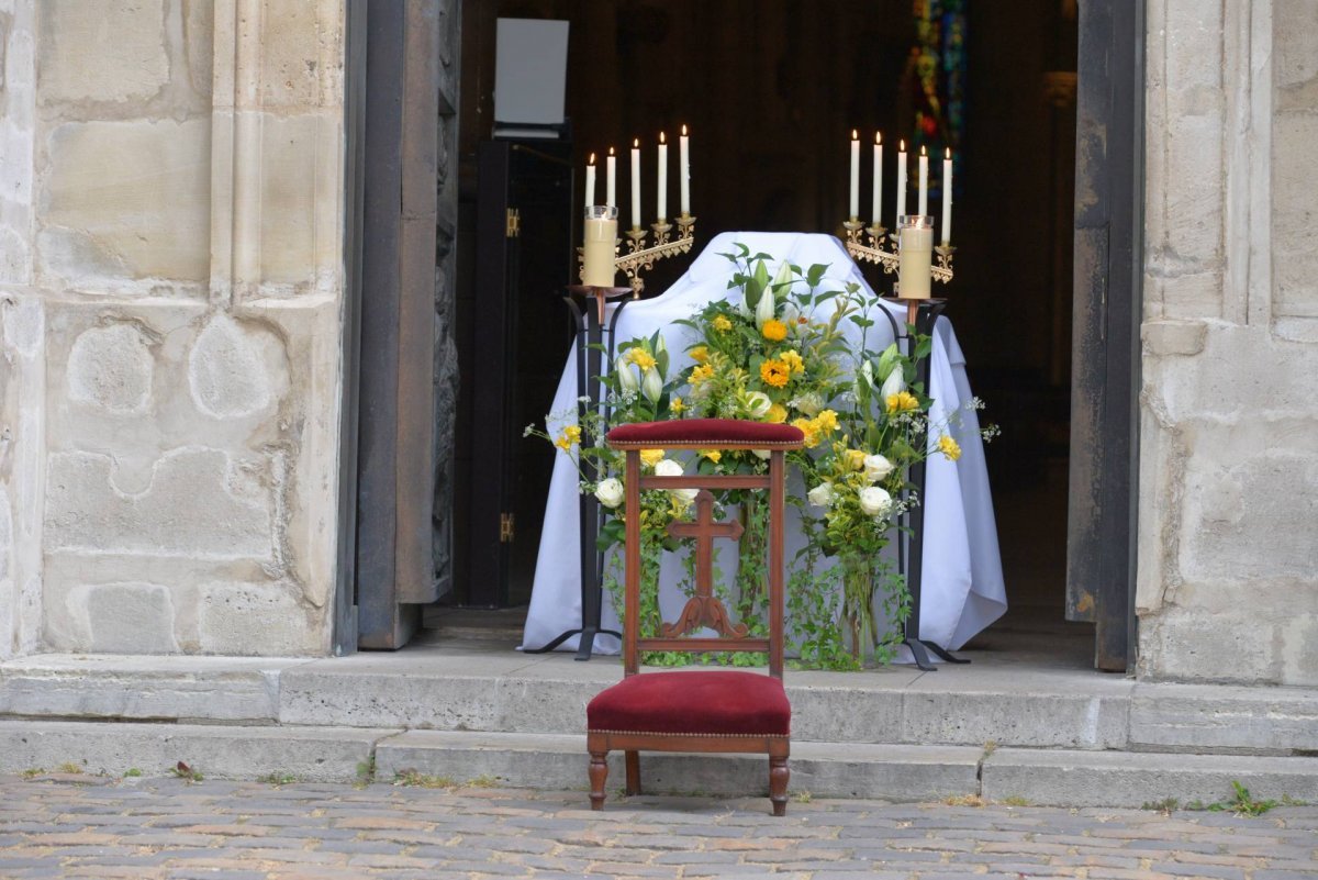 Fête-Dieu au Sacré-Cœur de Montmartre. © Marie-Christine Bertin / Diocèse de Paris.