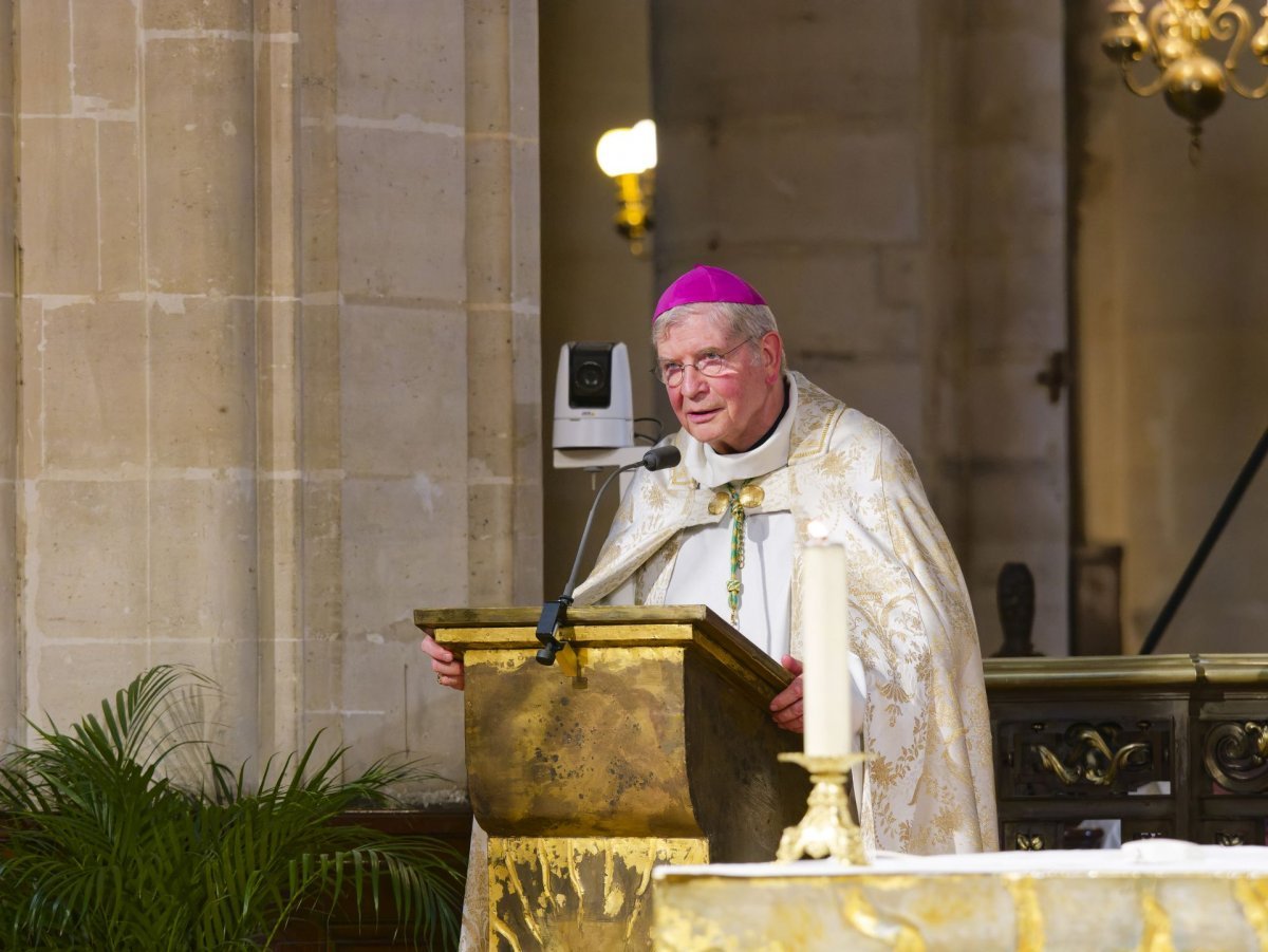 Veillée de prière pour la vie 2024. Homélie de Mgr Laurent Ulrich, archevêque de Paris. © Yannick Boschat / Diocèse de Paris.