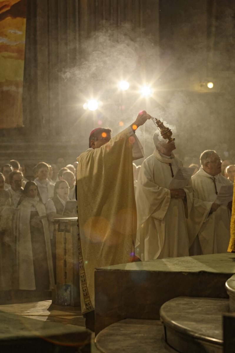 Messe chrismale à Saint-Sulpice. © Yannick Boschat / Diocèse de Paris.