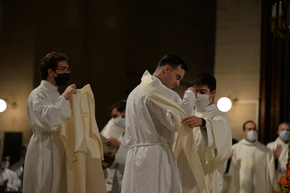 Ordinations diaconales en vue du sacerdoce 2020 à Saint-Pierre de Montrouge (…). © Marie-Christine Bertin / Diocèse de Paris.