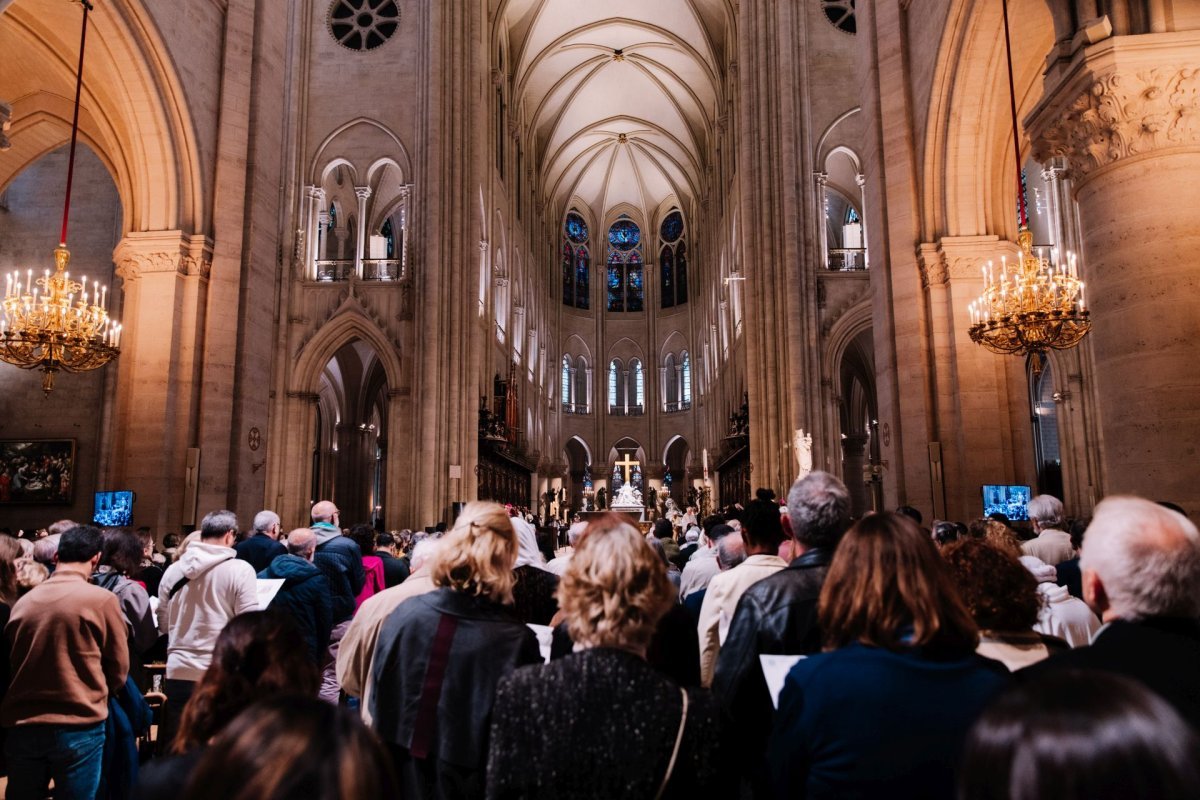 Célébration œcuménique du mystère de Pâques 2025. © Anh de France.