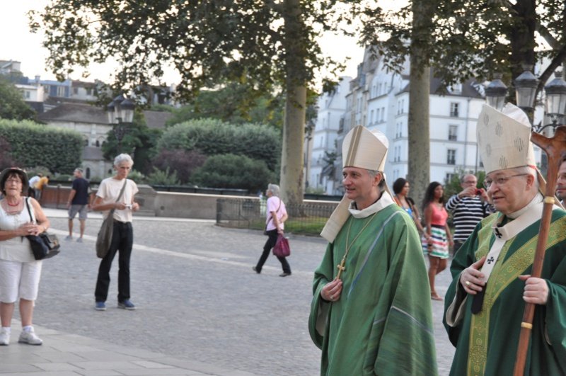 Le Cardinal André Vingt-Trois et Mgr Nahmias.. © Marie-Christine Bertin.