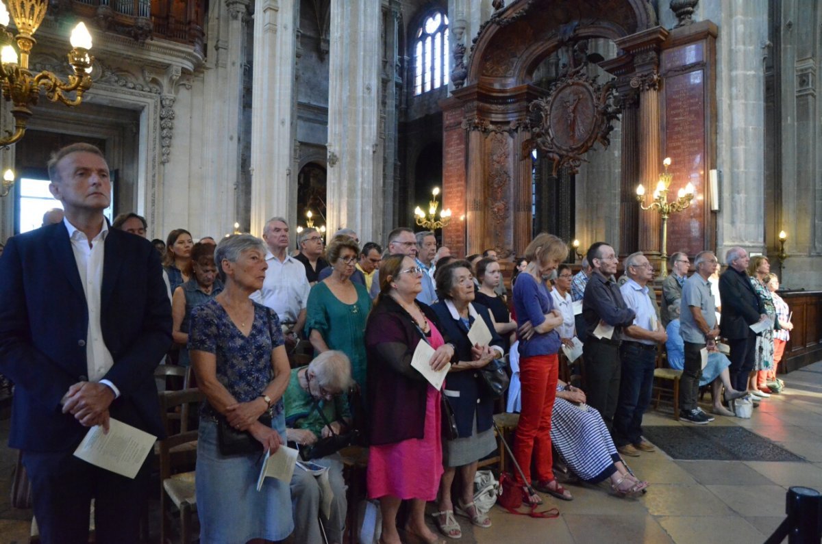 Messe pour l'anniversaire de la Libération de Paris 2019. © Michel Pourny / Diocèse de Paris.