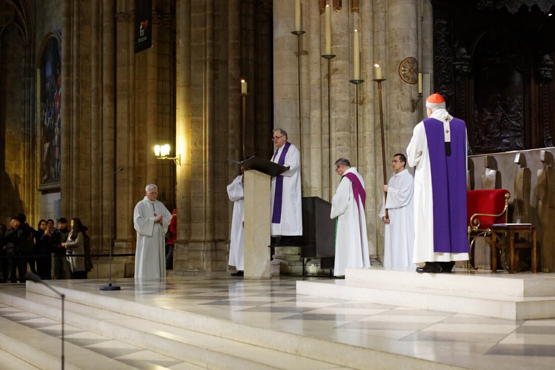 Liturgie de la Parole. © Yannick Boschat / Diocèse de Paris.