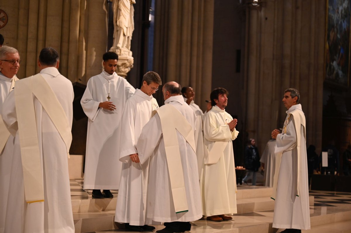 Ordinations des diacres permanents 2025. © Marie-Christine Bertin / Diocese de Paris.