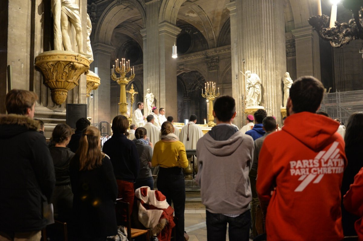 Messe des étudiants d'Île-de-France 2019. © Marie-Christine Bertin / Diocèse de Paris.