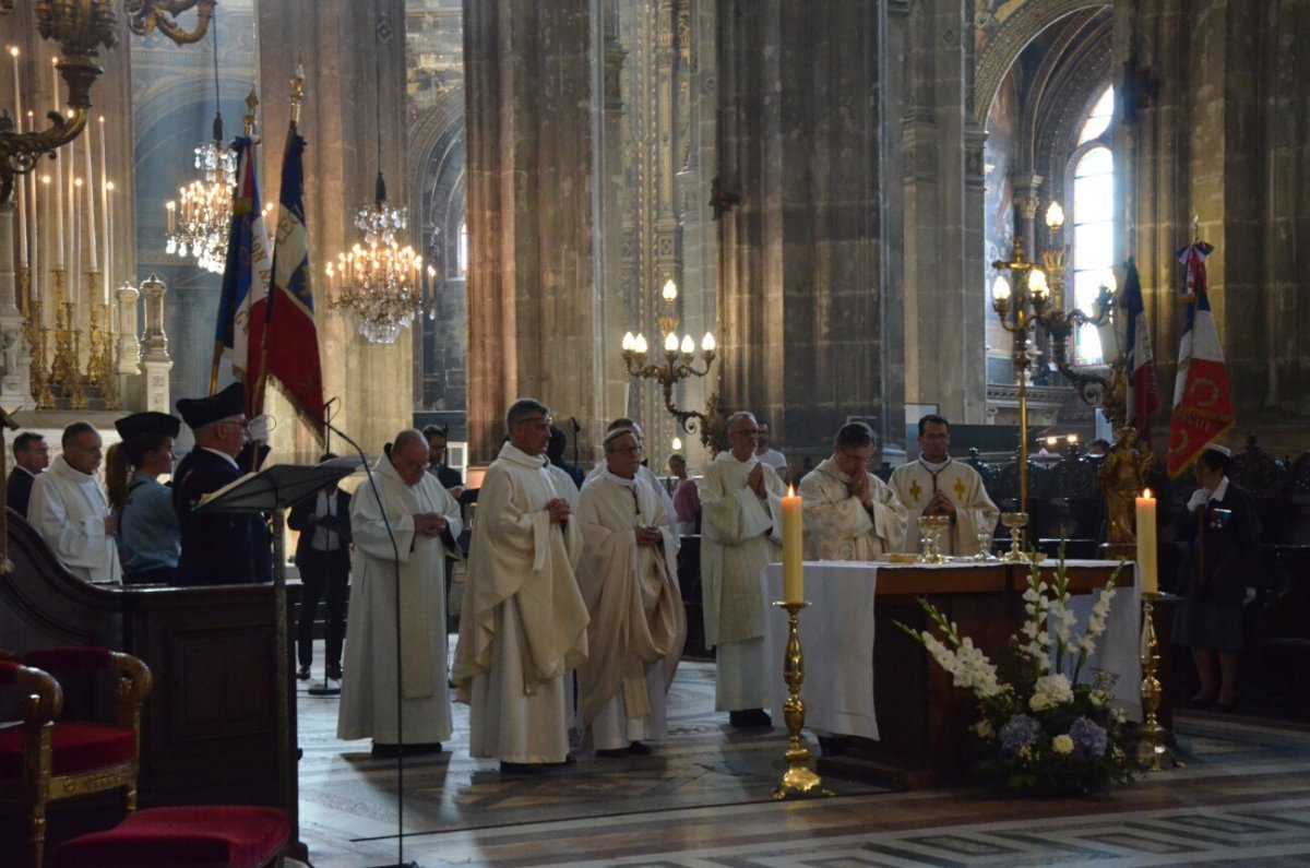 Messe pour l'anniversaire de la Libération de Paris 2019. © Michel Pourny / Diocèse de Paris.