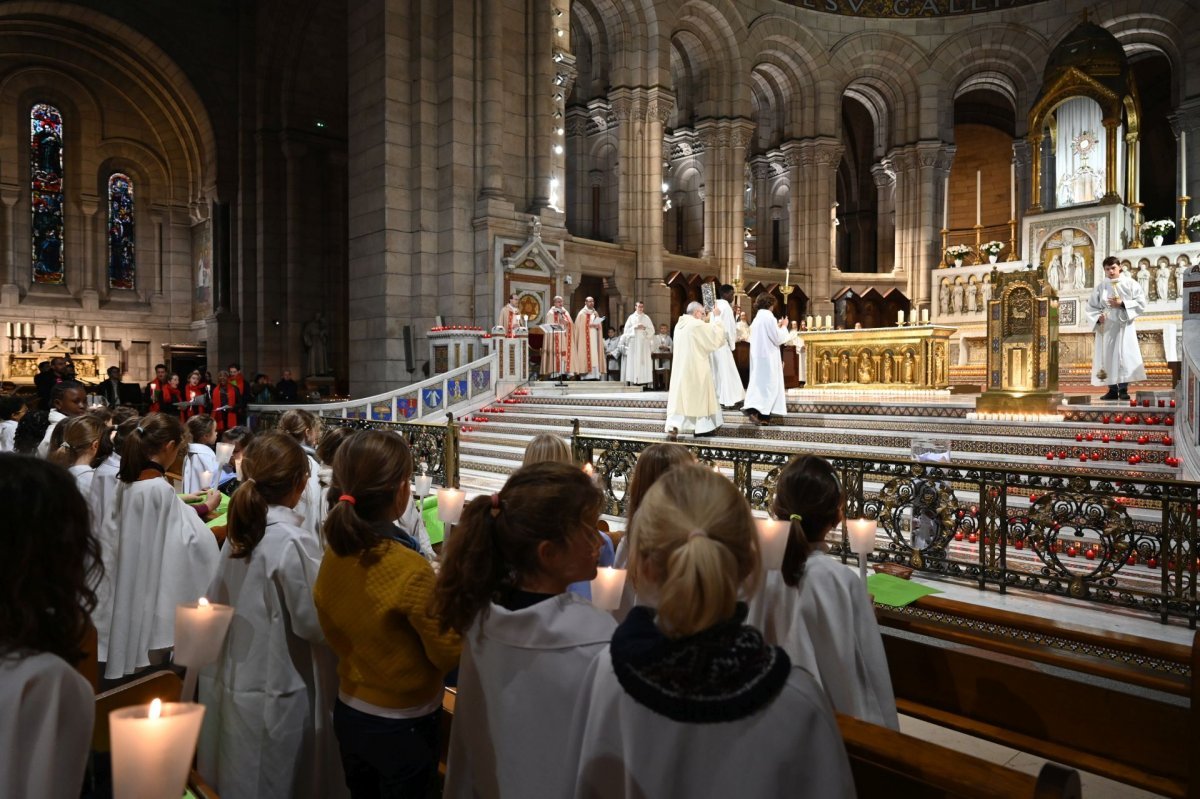 Rassemblement des jeunes au service de la liturgie 2023. © Marie-Christine Bertin / Diocèse de Paris.