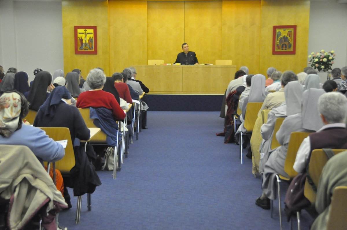 Journée des consacrés, conférence du Père de Menthière - 7 novembre 2015. © Basilique du Sacré-Cœur de Montmartre.