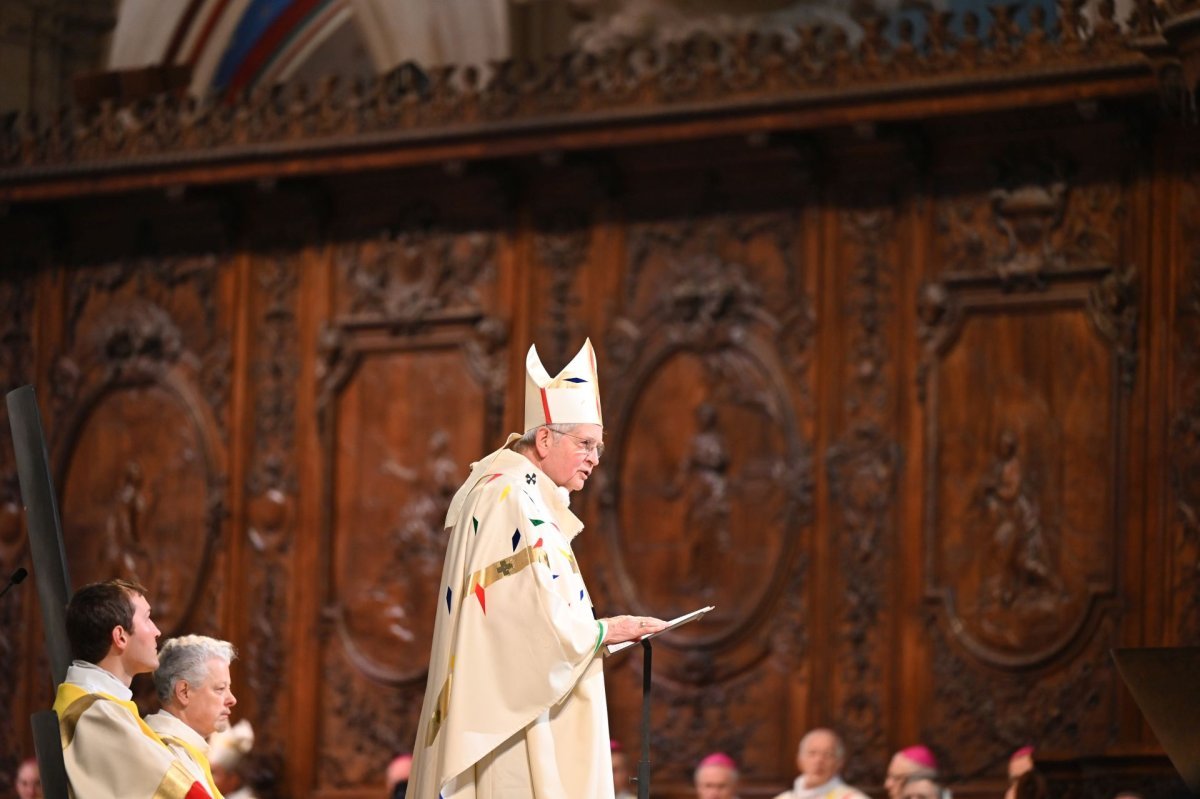 Messe de consécration de l'autel de Notre-Dame de Paris. © Marie-Christine Bertin / Diocèse de Paris.