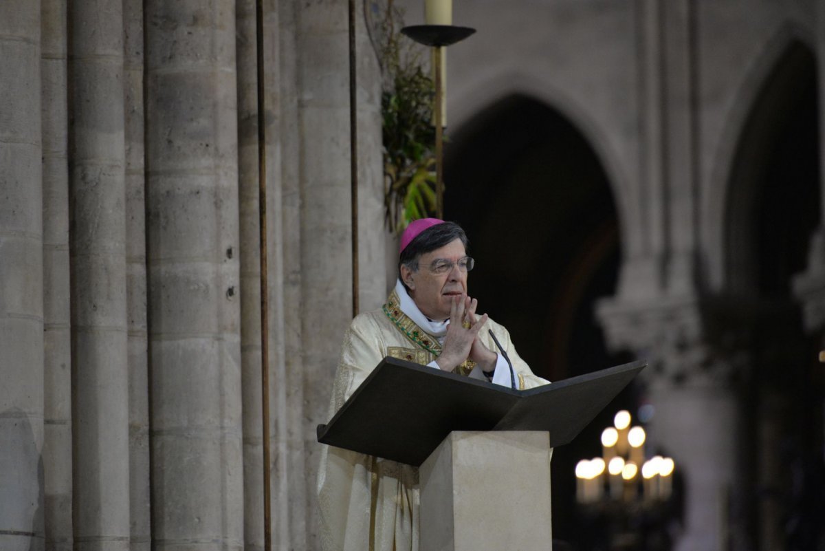 Homélie de Mgr Michel Aupetit. © Marie-Christine Bertin / Diocèse de Paris.