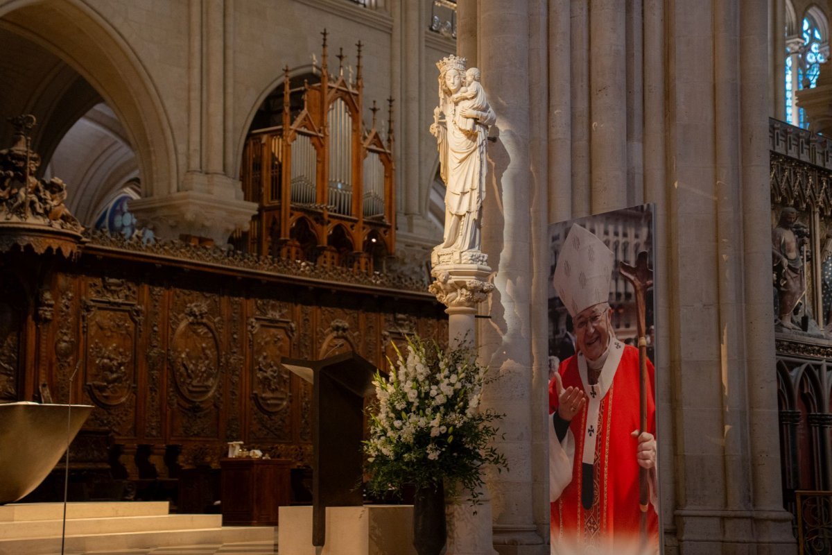 Retour à Dieu du Cardinal André Vingt-Trois : messe à Notre-Dame de Paris. © Étienne Castelein / Diocèse de Paris.