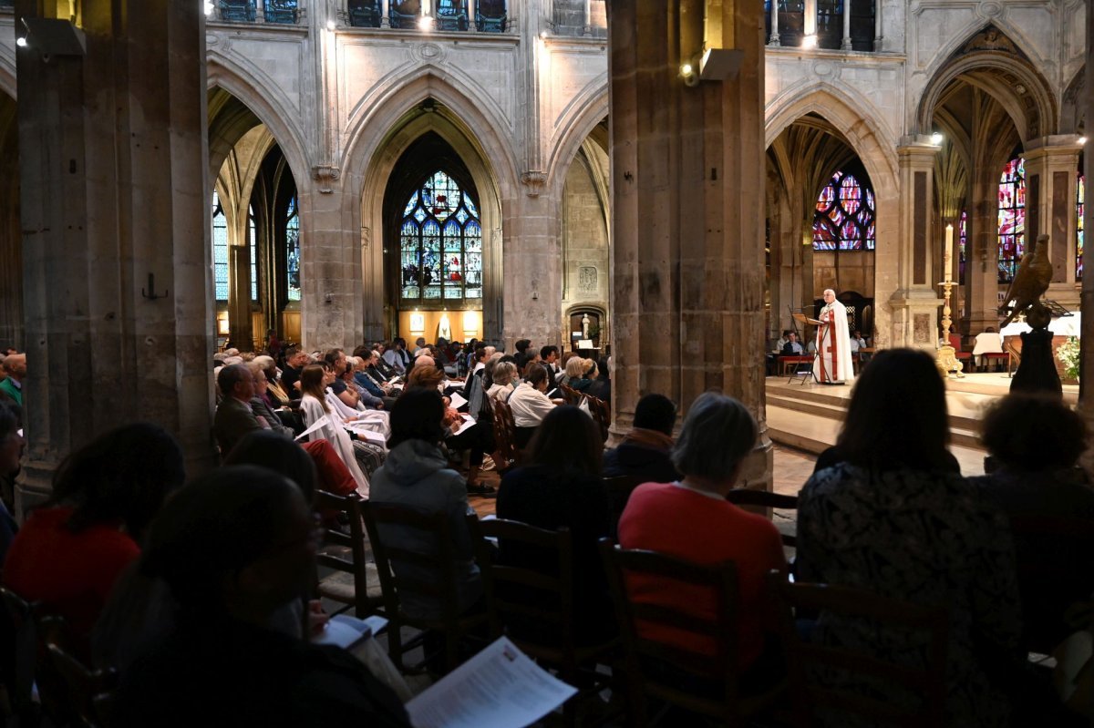 Catéchèse sur la confirmation. Lundi 19 mai 2025. © Marie-Christine Bertin / Diocèse de Paris.