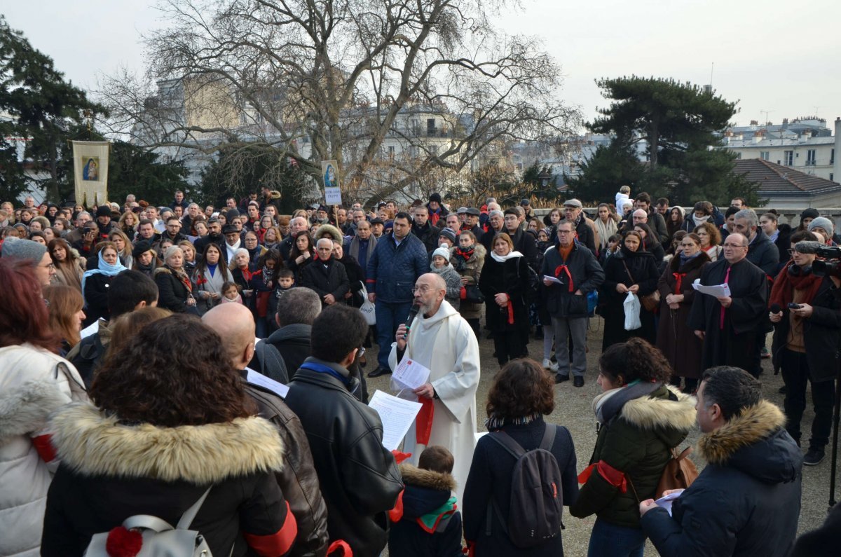 Montée jubilaire des chrétiens d'Orient. © Michel Pourny / Diocèse de Paris.