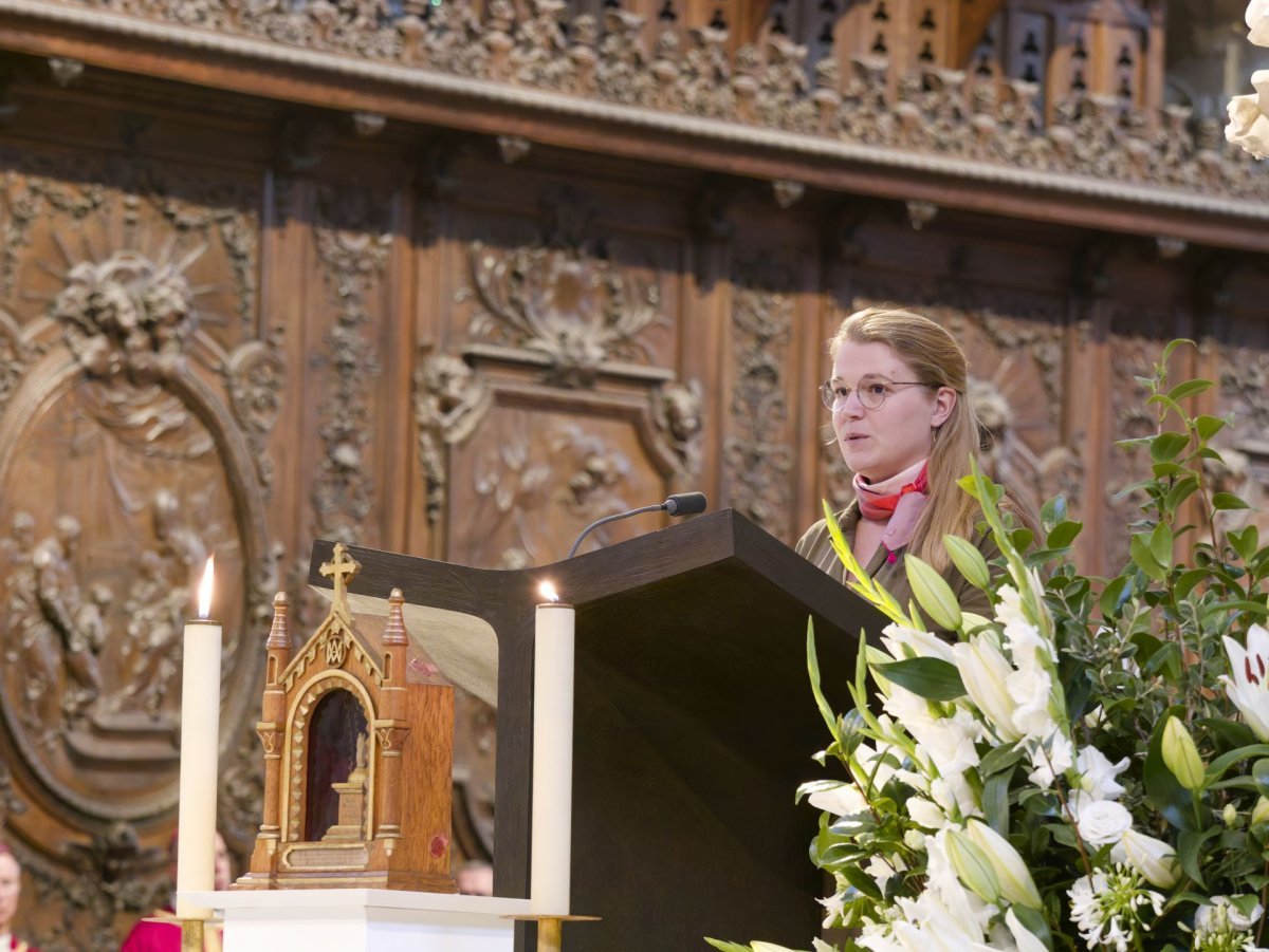 Messe d'action de grâce pour la canonisation des 16 carmélites de Compiègne. © Yannick Boschat / Diocèse de Paris.