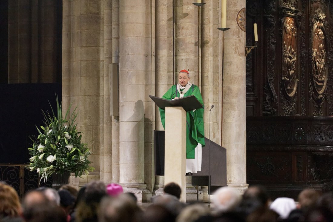 Homélie du cardinal André Vingt-Trois. © Yannick Boschat / Diocèse de Paris.