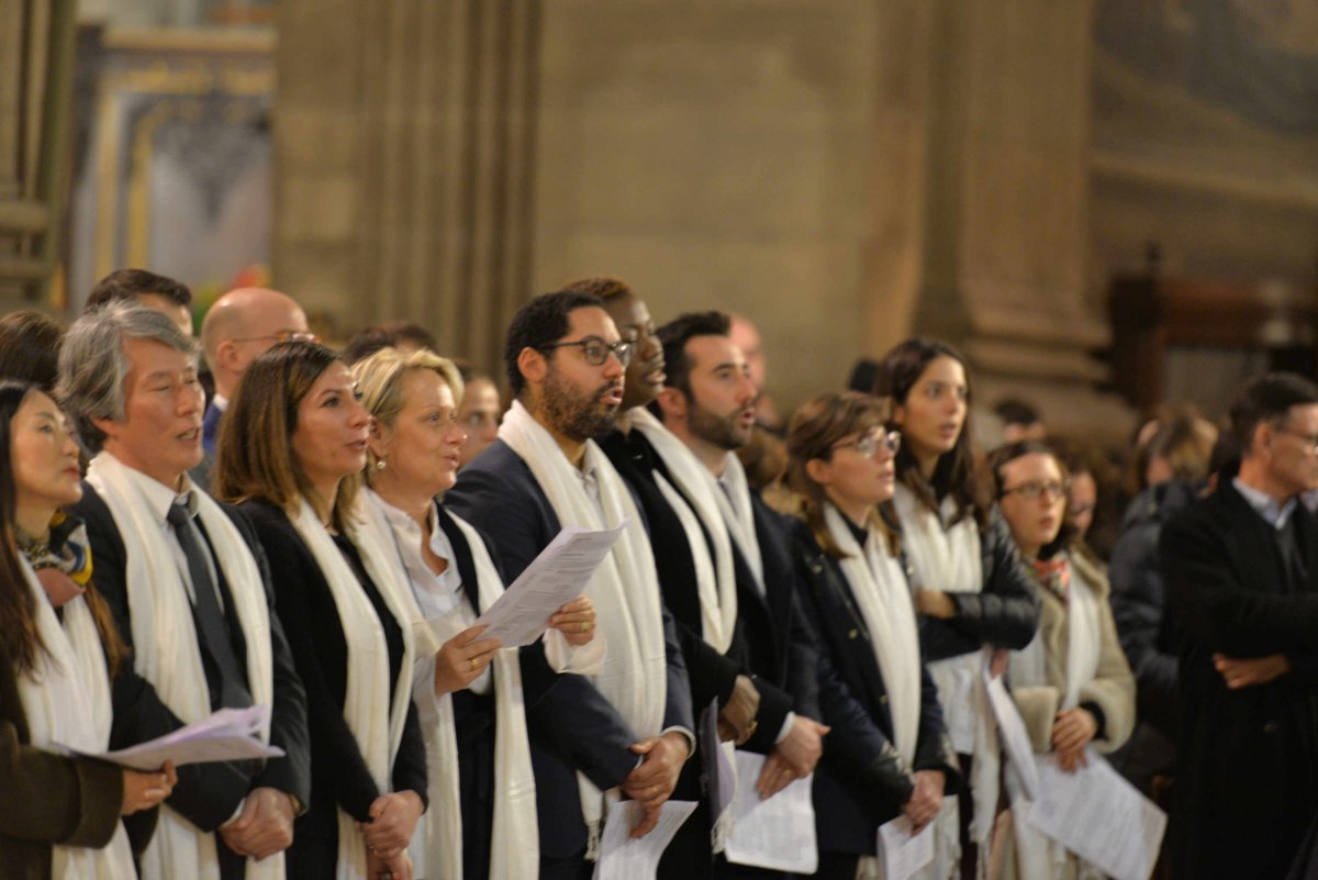 Confirmations d'adultes 2019. © Marie Christine Bertin / Diocèse de Paris.