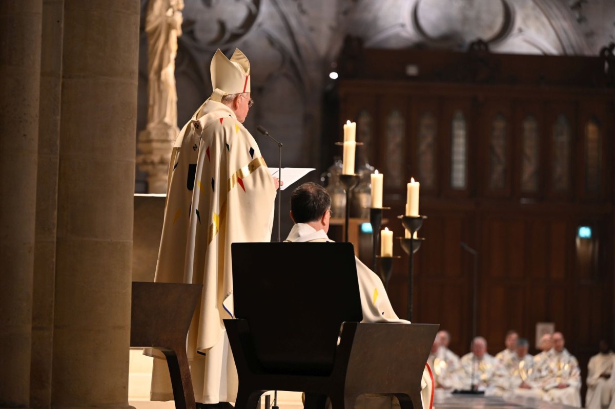 Messe chrismale 2026. © Marie-Christine Bertin / Diocèse de Paris.