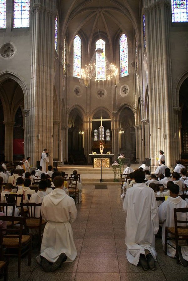 Rassemblement des servants de messe, Immaculée Conception. 