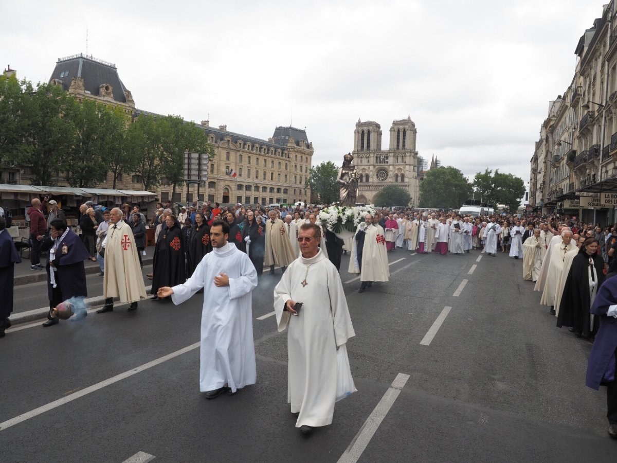 Procession de l'Assomption de Notre-Dame de Paris 2019. © Notre-Dame de Paris.