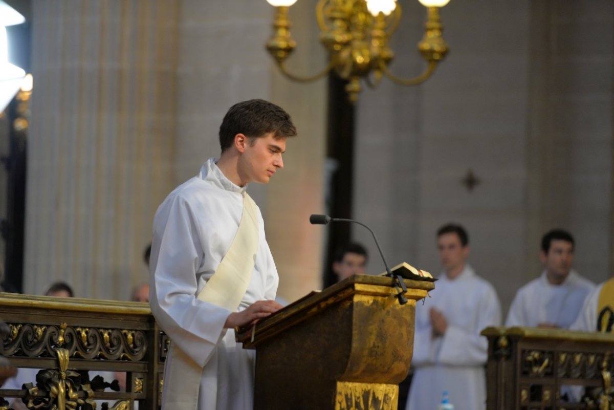 Messe et veillée de prière pour les futurs prêtres. © Marie-Christine Bertin / Diocèse de Paris.