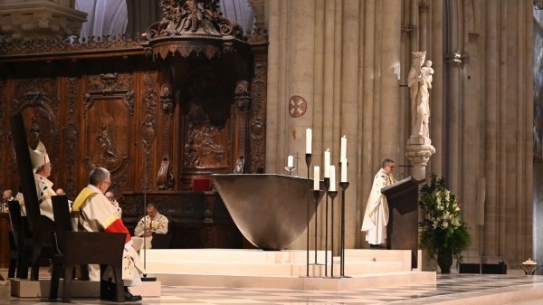 Messe en présence des salariés et bénévoles des services diocésains