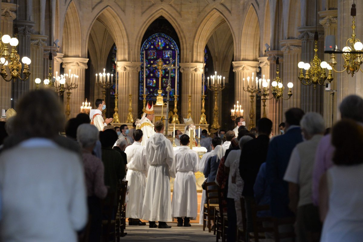 Messe de rentrée du Séminaire de Paris. © Marie-Christine Bertin / Diocèse de Paris.