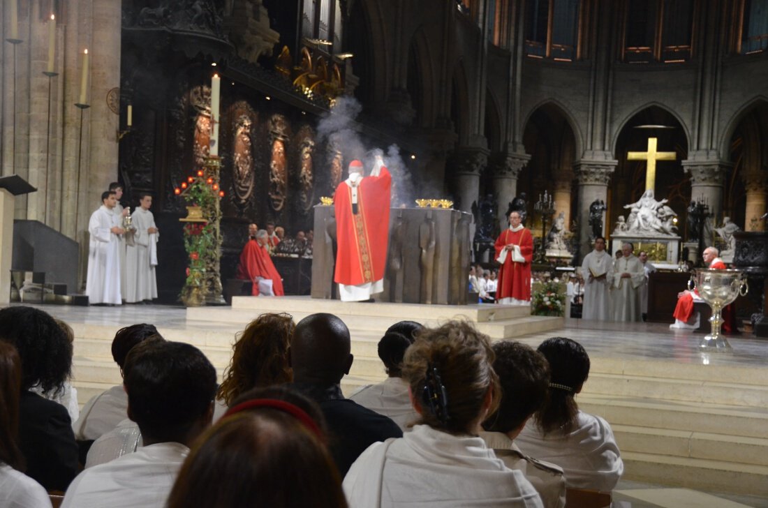 Liturgie Eucharistique. © Marie-Christine Bertin / Diocèse de Paris.