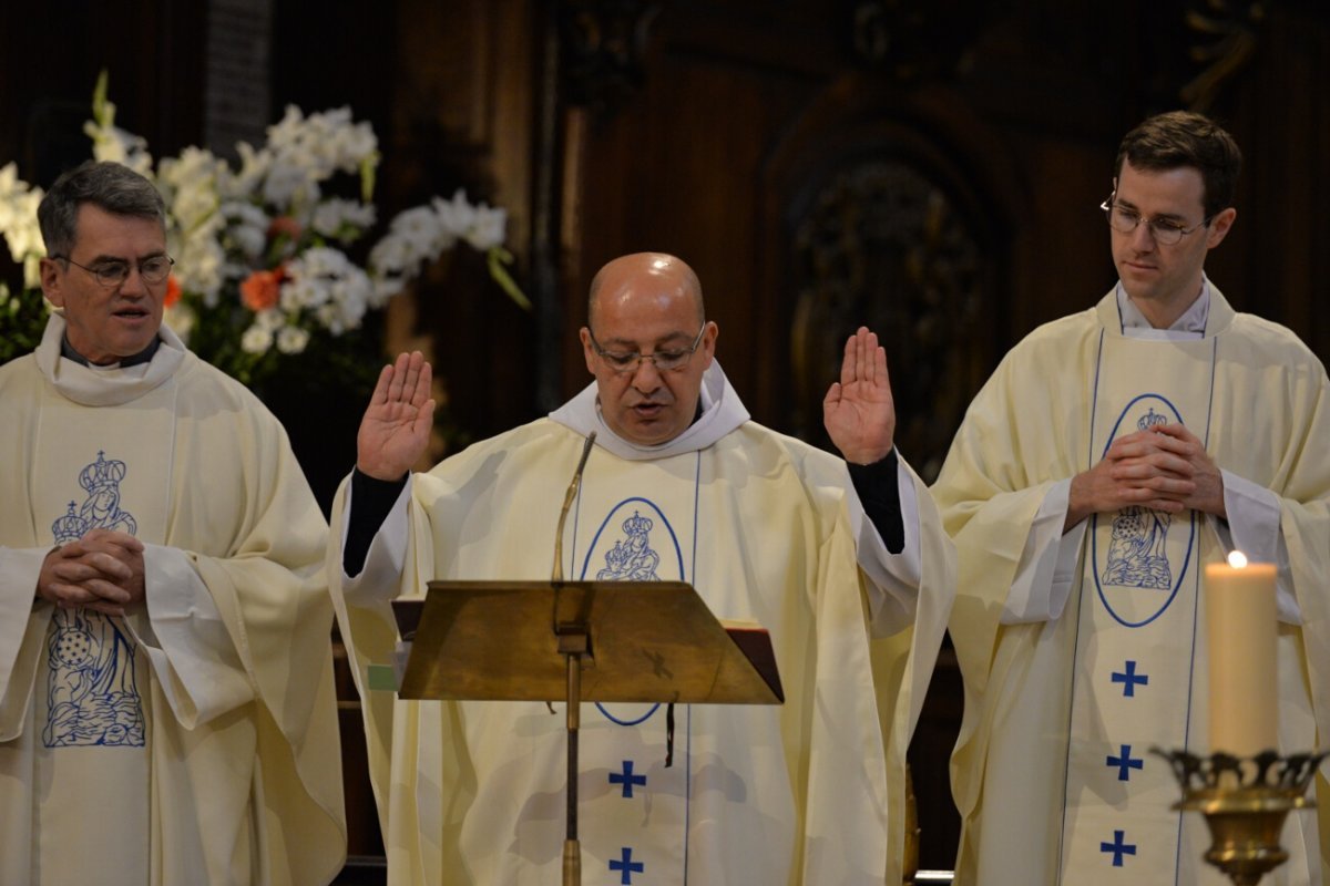 Messe des nouveaux prêtres à Notre-Dame des Victoires. © Marie-Christine Bertin / Diocèse de Paris.