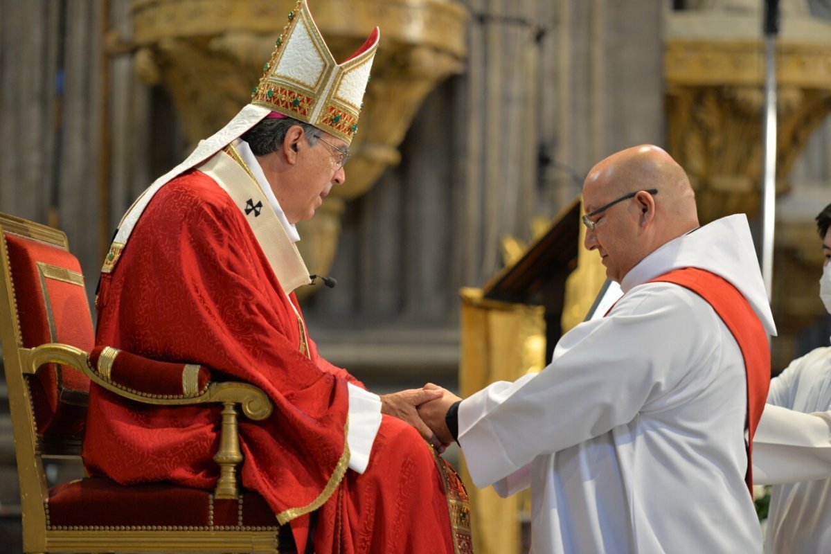 Ordinations sacerdotales 2020. © Marie-Christine Bertin / Diocèse de Paris.