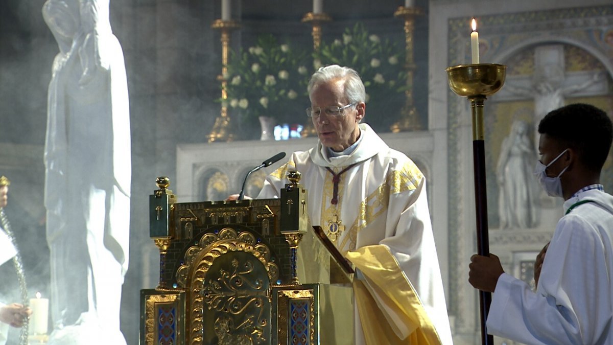 Messe de l'Assomption au Sacré-Cœur de Montmartre. © M de Marie.