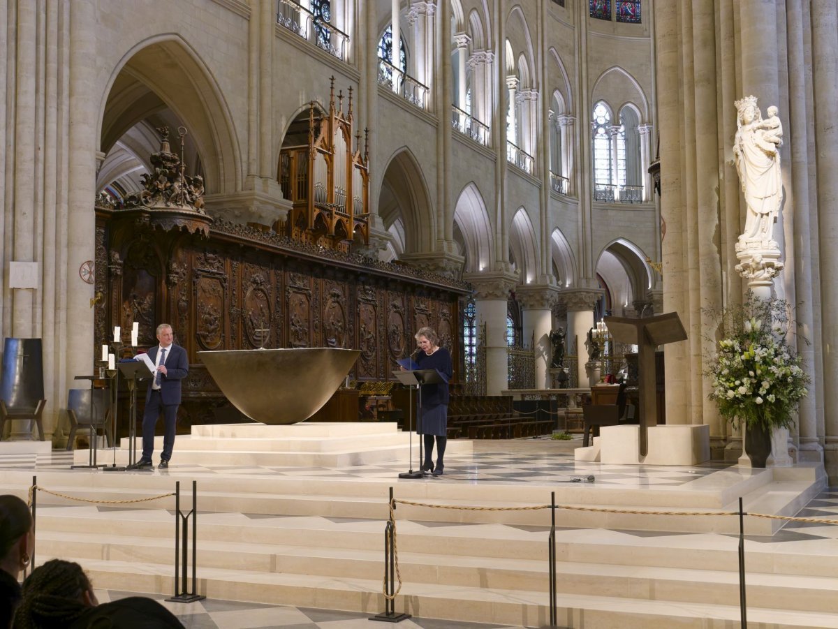 Conférence de carême de Notre-Dame de Paris : “La Femme de l'Apocalypse,. © Yannick Boschat / Diocèse de Paris.