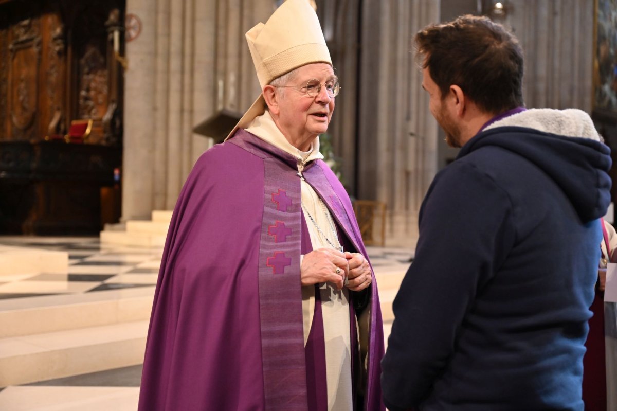 Appel décisif et inscription du nom des catéchumènes 2026 - Célébration de (…). © Marie-Christine Bertin / Diocèse de Paris.