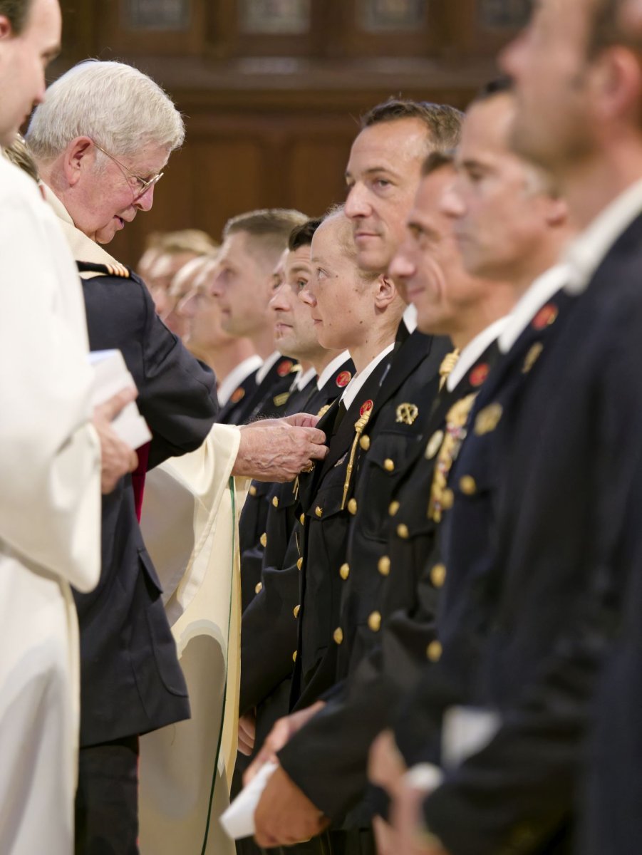 Messe pour les Sapeurs-Pompiers. © Yannick Boschat / Diocèse de Paris.