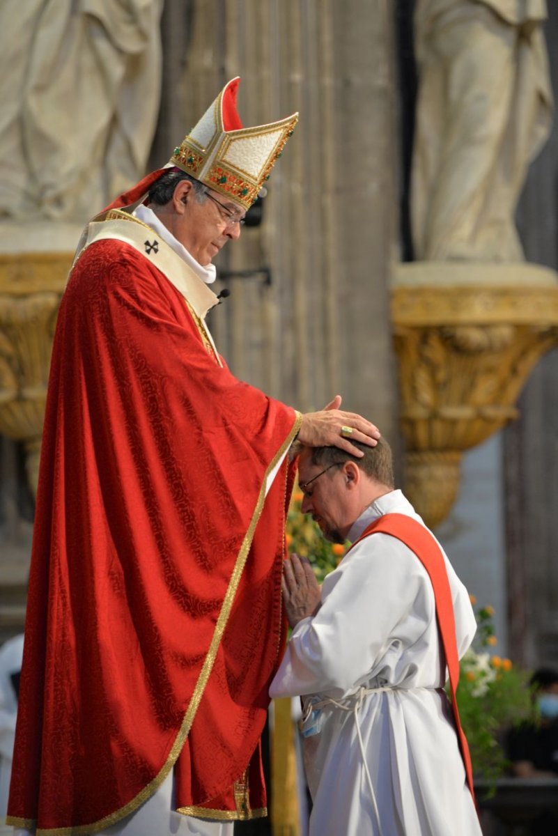 Ordinations sacerdotales 2021 à Saint-Sulpice. © Marie-Christine Bertin / Diocèse de Paris.