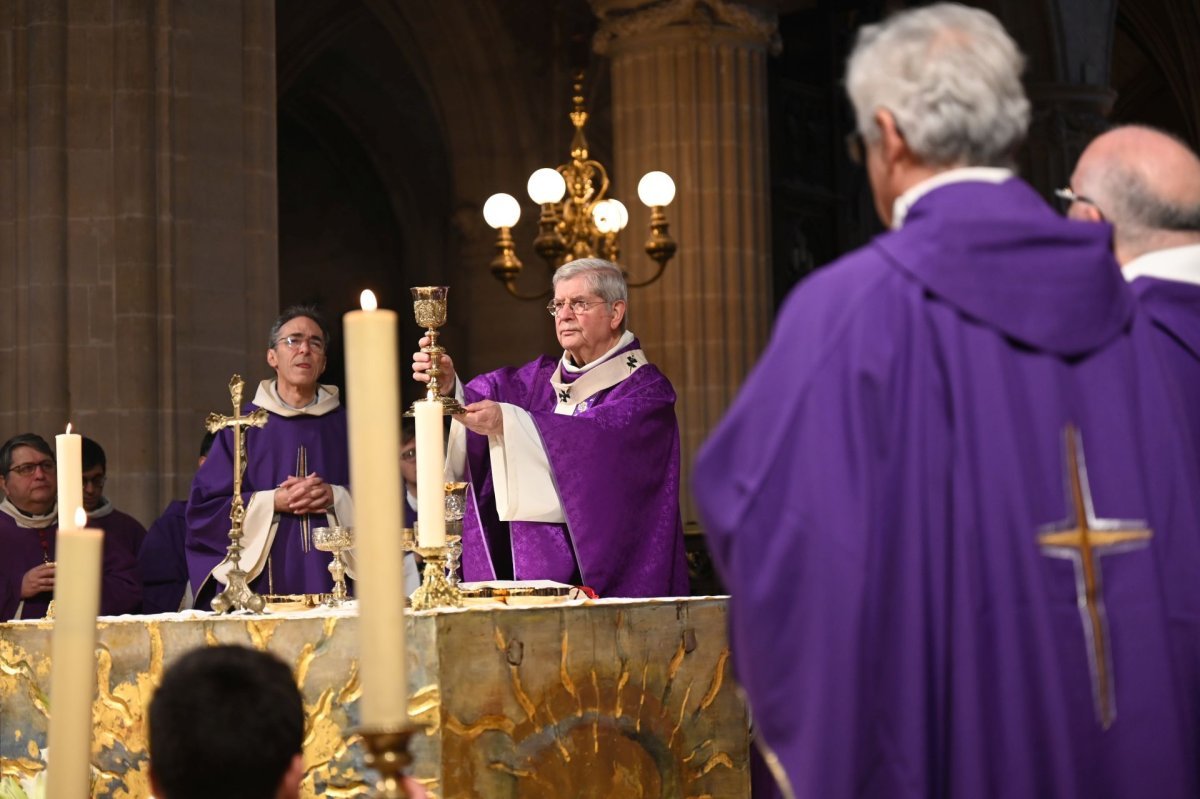 Inauguration d'un nouveau projet pour Saint-Germain l'Auxerrois. © Marie-Christine Bertin / Diocèse de Paris.