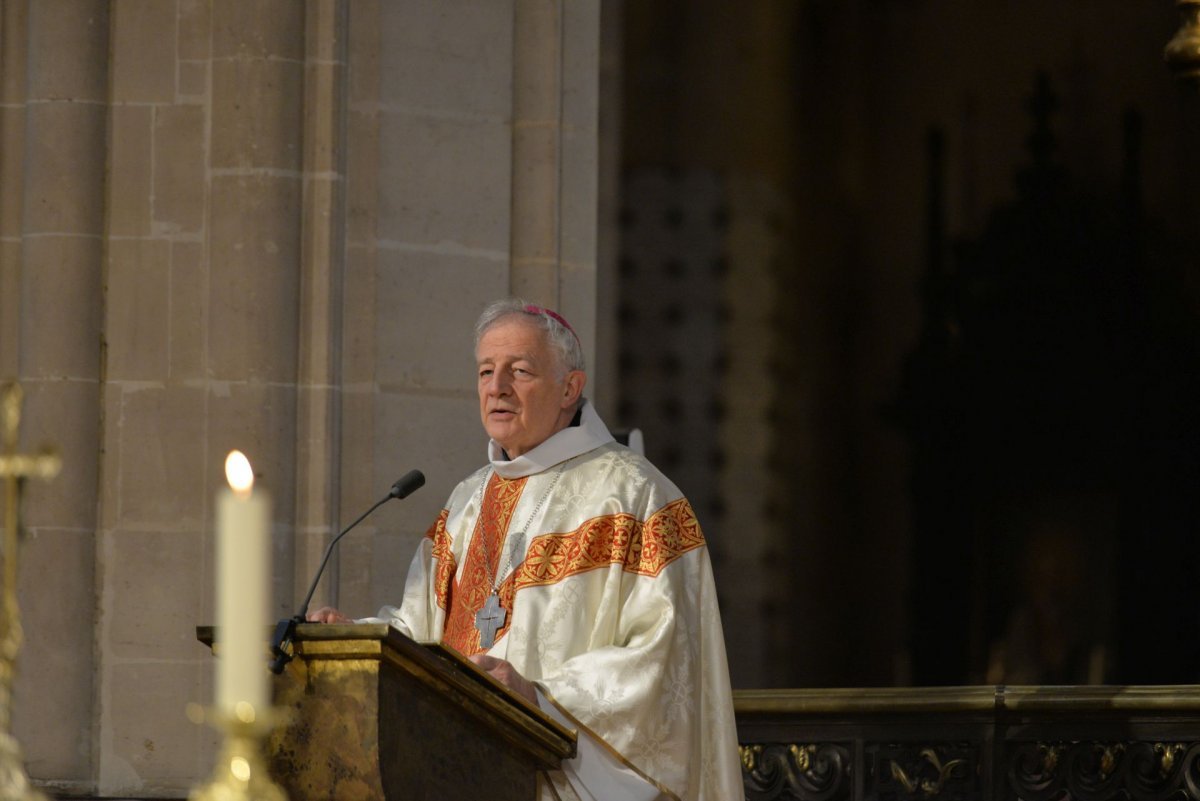 Jeudi saint 2023 à Saint-Germain l'Auxerrois. © Marie-Christine Bertin / Diocèse de Paris.