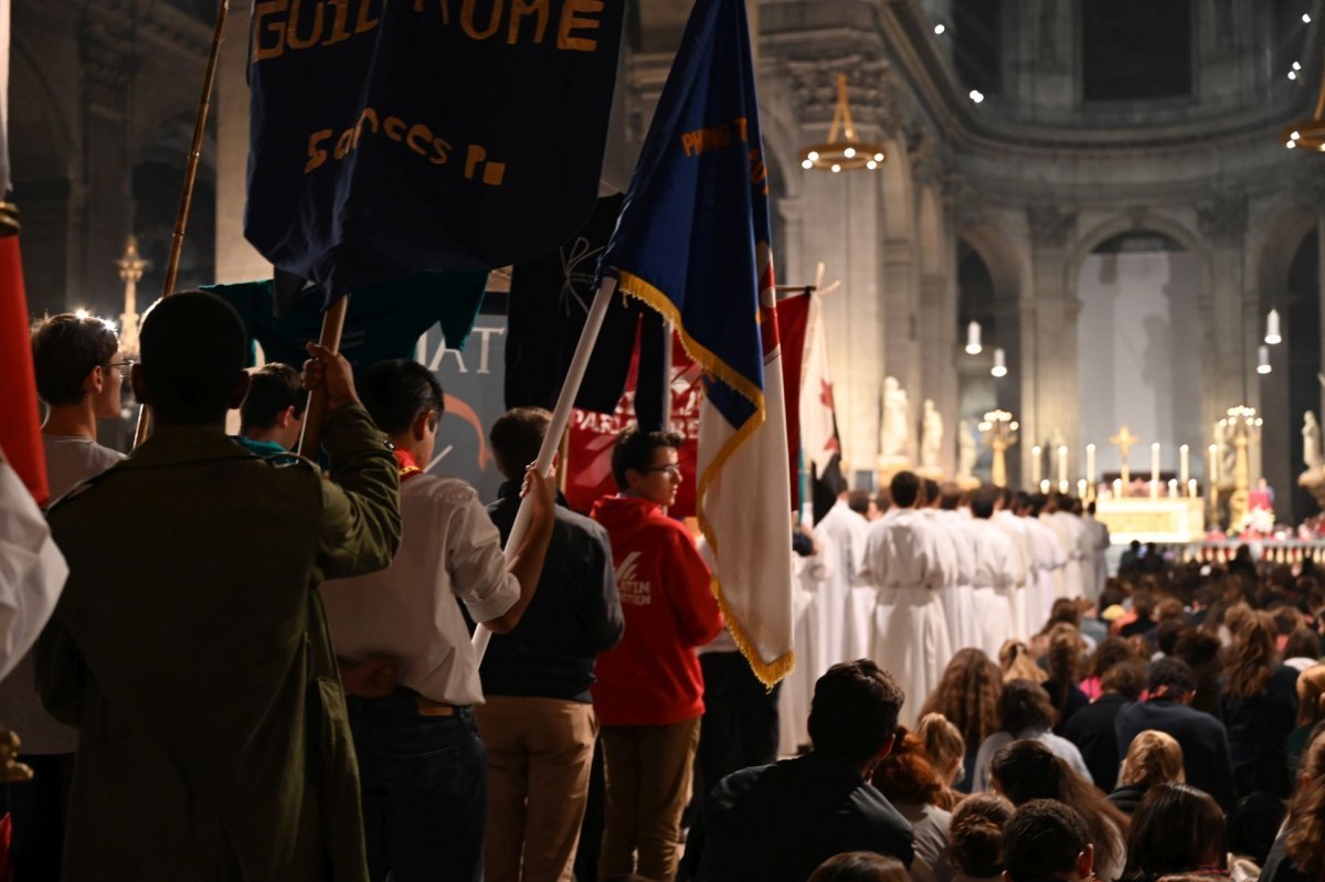 Messe des étudiants d'Île-de-France 2023. © Marie-Christine Bertin / Diocèse de Paris.