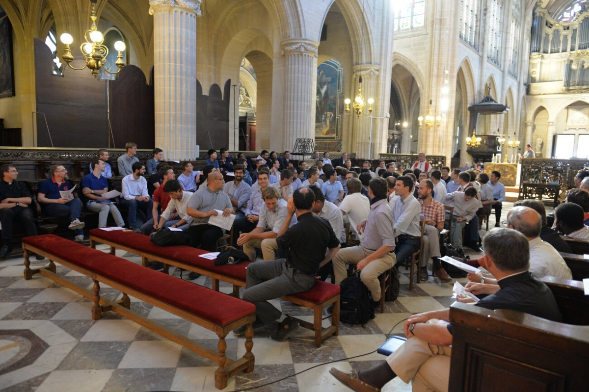 Messe de rentrée du Séminaire de Paris. © Marie-Christine Bertin / Diocèse de Paris.