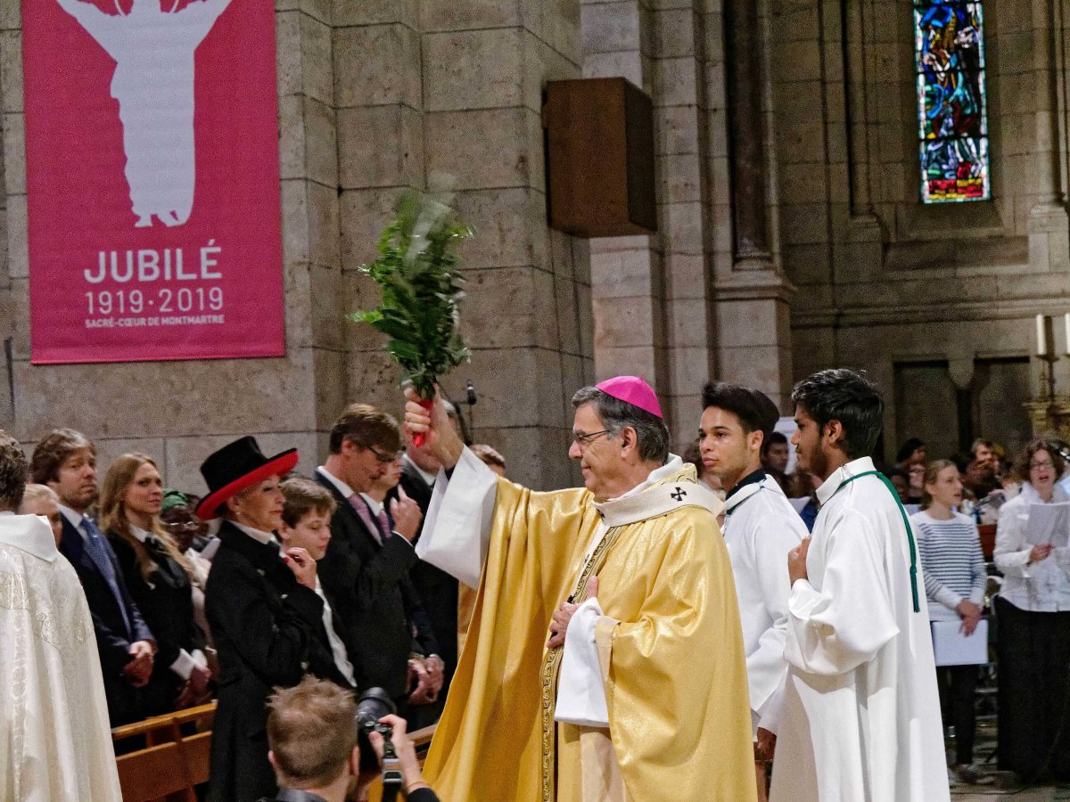 Messe d'ouverture du Jubilé du Sacré-Cœur de Montmartre. © Yannick Boschat / Diocèse de Paris.