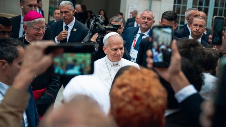 Rencontre du pape Léon XIV avec les membres de l'Assemblée synodale provinciale