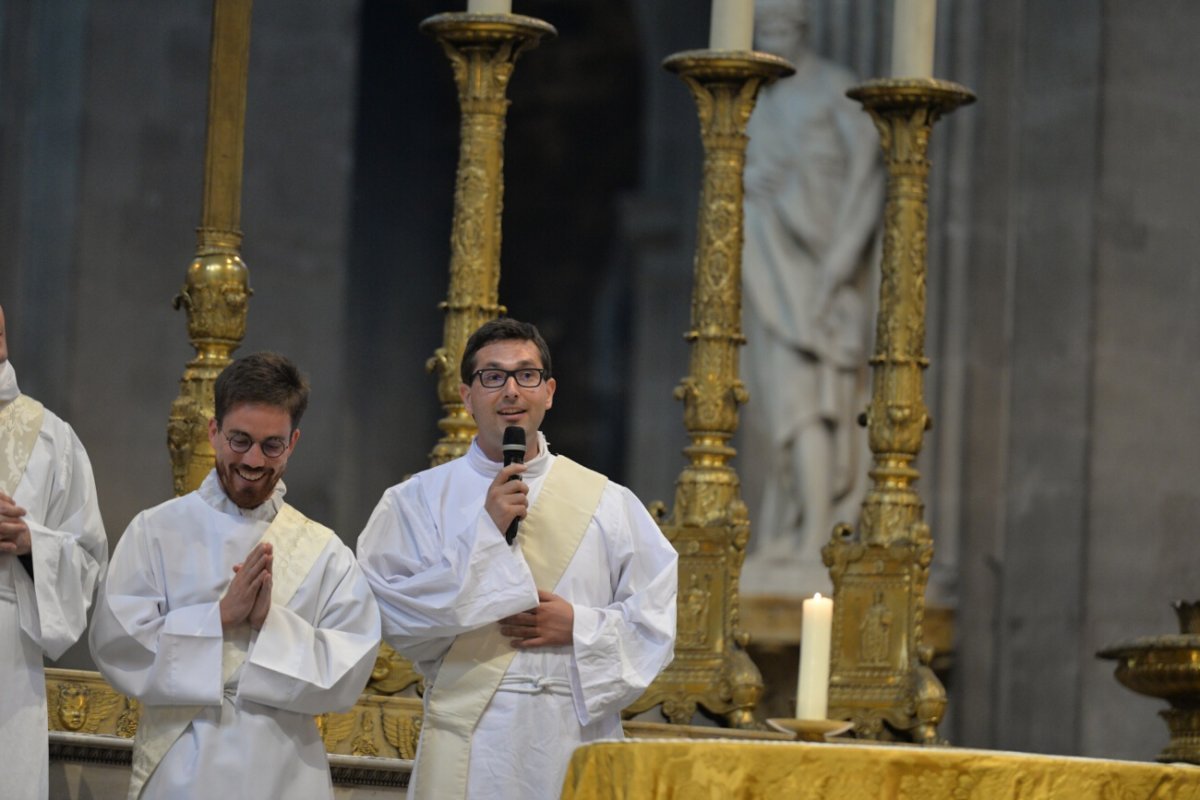 Messe pour les jeunes et les vocations. © Marie-Christine Bertin / Diocèse de Paris.