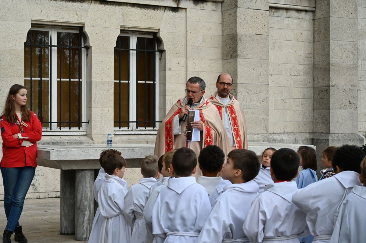 Rassemblement des jeunes au service de la liturgie 2023. © Marie-Christine Bertin / Diocèse de Paris.