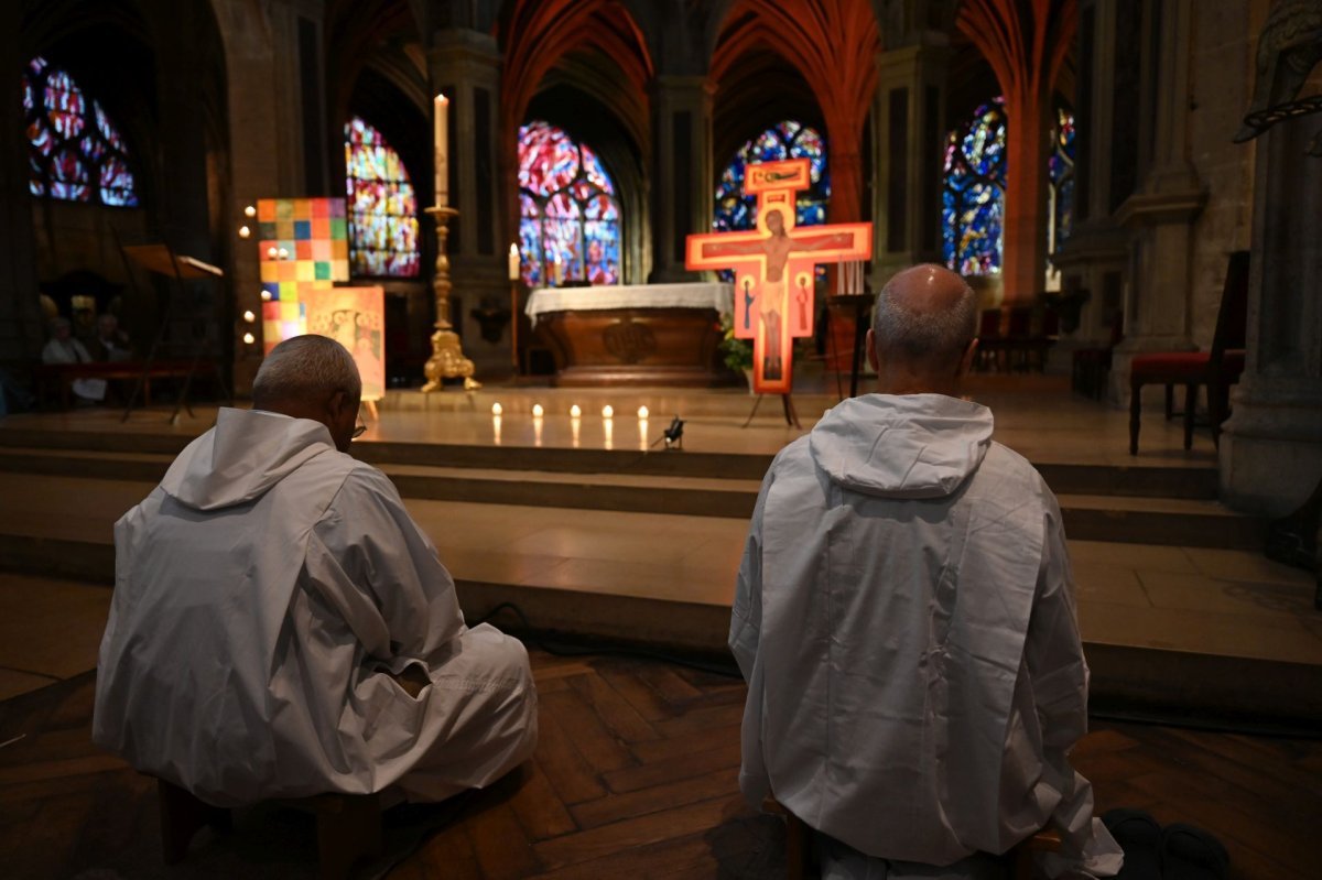 Catéchèse sur le sacrement de confirmation. Lundi 12 mai 2025. © Marie-Christine Bertin / Diocèse de Paris.